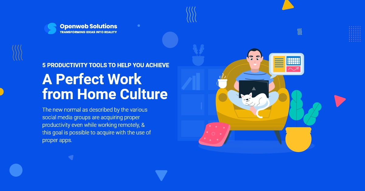 5 Productivity Tools to Help You Achieve a Perfect Work from Home Culture