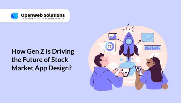 Gen Z Investor Using Modern Stock Market App