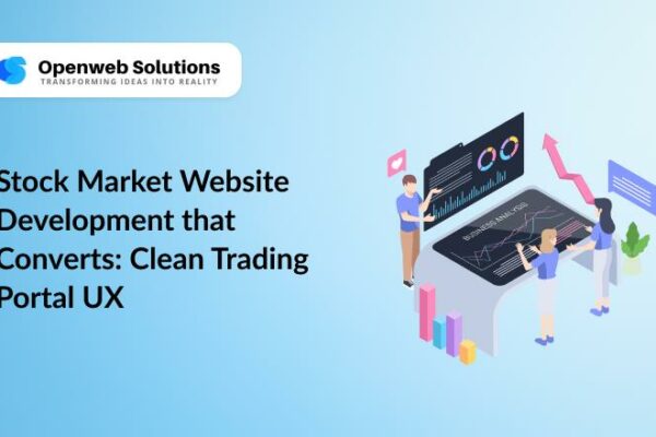 Stock Market Website Development that Converts: Clean Trading Portal UX