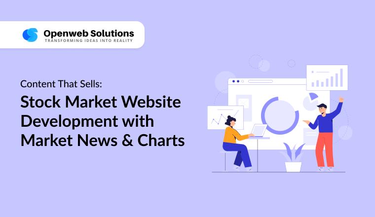 Content That Sells: Stock Market Website Development with Market News & Charts