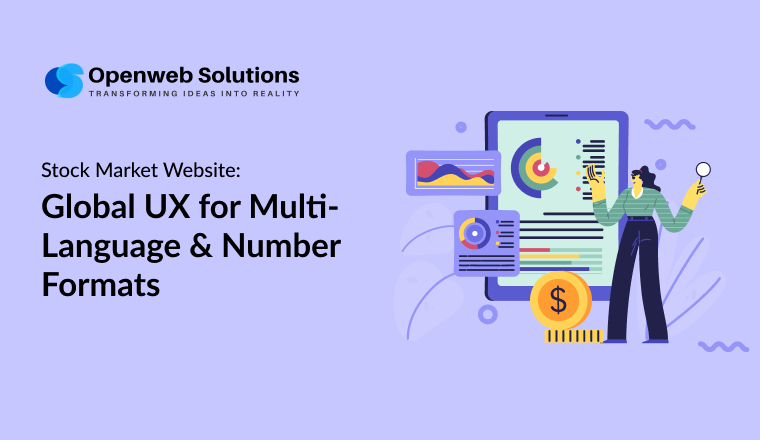 Stock Market Website: Global UX for Multi-Language & Number Formats