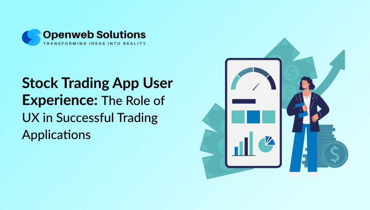 stock trading app user experience shown through mobile dashboard and trading analytics
