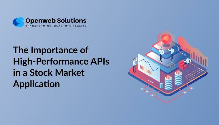 High performance APIs architecture for a stock market application with real time data and trading systems
