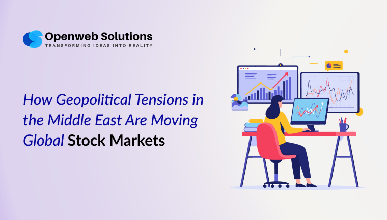 Global stock market volatility caused by Middle East geopolitical conflict