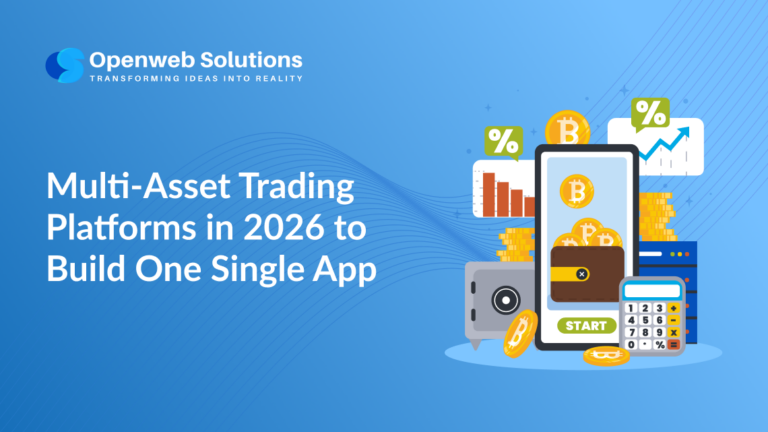Multi-asset trading platform dashboard for stocks, commodities, and US equities