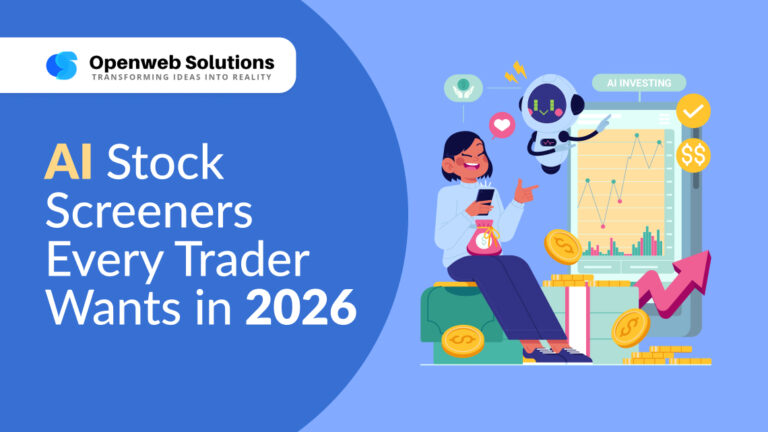 AI stock screener dashboard analyzing market trends and trading opportunities