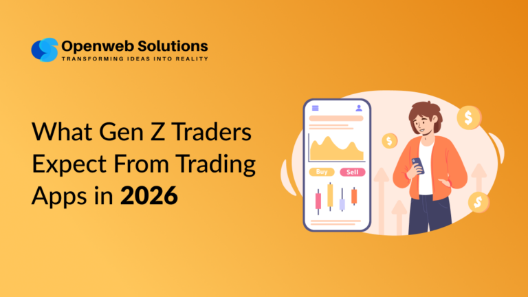 Gen Z investors using AI-powered mobile trading apps with social investing and financial education features