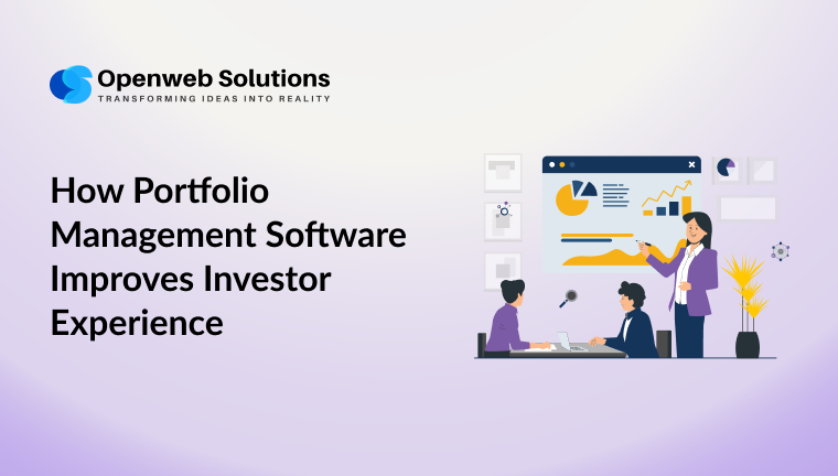 Portfolio management software dashboard improving investor experience with real-time portfolio tracking and analytics