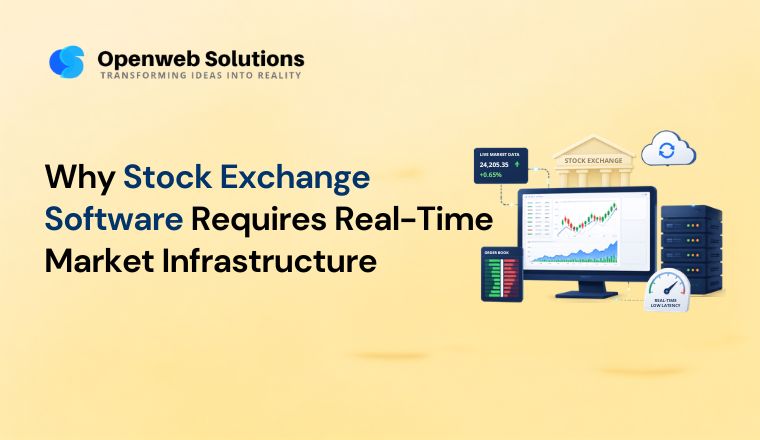 Why Stock Exchange Software Requires Real-Time Market Infrastructure