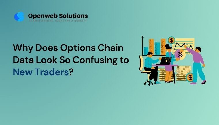 Options chain data explained for beginners with calls, puts, strike prices, volume, and open interest