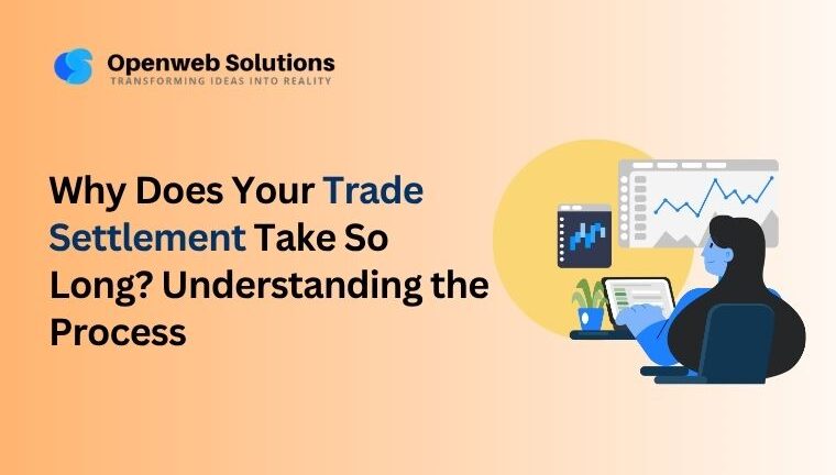 Trade settlement process explaining why stock sale funds take time