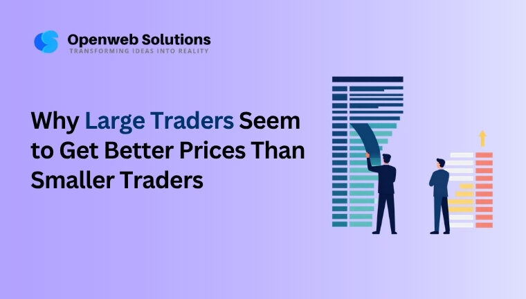 Large institutional traders getting better stock prices through advanced trading technology and execution strategies